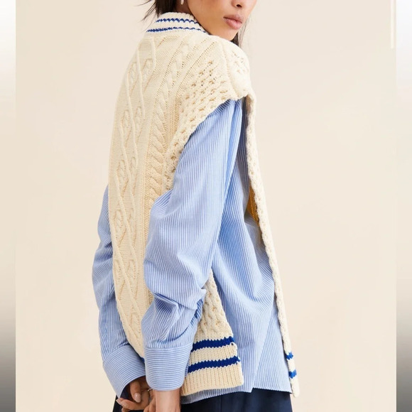 NWT Callahan Knitwear Viv Sweater Vest - Picture 2 of 12